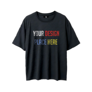 T-shirt Homme Oversize Tendance 2026 en Coton Lourd 300g avec Logo Personnalisé et Épaules Tombantes - Product Image 4