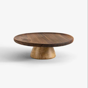 Newly <b>Crafted</b> Design Cake Stand Wooden Cake Stand Cake <b>Tools</b> Wooden Cake Platter Solid Wood Cake Stand At low wholesale Price - Product Image 1
