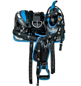 Dernières créations de selles anglaises en cuir de vache véritable, confortables et résistantes, personnalisées pour le trail équestre, avec système de siège sécurisé - Product Image 1