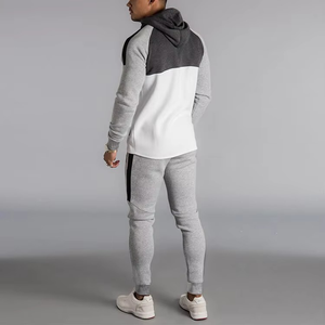 Conjunto Deportivo Ligero para Hombre, Talla Grande, Chaqueta con Cierre Completo, Pantalones Deportivos, Transpirable, Secado Rápido, 100% Poliéster, para Correr y Gimnasio - Product Image 2