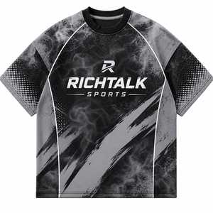 Camiseta Casual de Manga Corta para Hombre, Bordada, con Logotipo Frontal, 100% Algodón, Transpirable, de Secado Rápido, Corte Regular, Superventas - Product Image 1