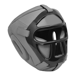 Professional Boxing <b>Head</b> Guard Safety Sparring & <b>Training</b> Gear | Pu Material Unisex Black/White Helmet for Skating - Product Image 6