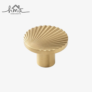 Solid brass cabinet handle <b>and</b> <b>knob</b> set modern linear <b>drawer</b> <b>pull</b> kitchen cupboard handle furniture hardware gold finish - Product Image 6