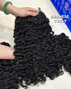 Venta al por mayor de fábrica Lexhair: Cabello virgen vietnamita 100% premium, trama rizada birmana de 100g - Product Image 1