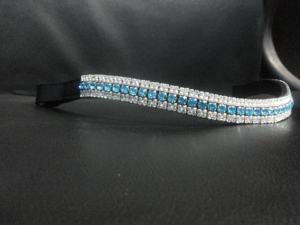 El mejor exportador de la India ofrece cristales de cadena dorada, banda para cejas de caballo hecha de cuero indio. - Product Image 2