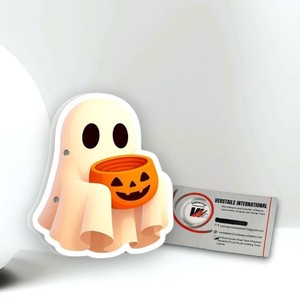แผ่นแม่เหล็กติดขนตาปลอมรูปหัวใจเพชรสำหรับฮาโลวีน ลาย Love Ghost เป็นมิตรกับสิ่งแวดล้อม ใช้ซ้ำได้ ทำจากอะคริลิก สำหรับต่อขนตา - Product Image 2