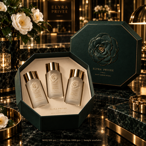 Caja de Embalaje Octogonal de Lujo para el Ritual de Suero Nocturno ELYRA PRIVEE Personalizado - Product Image 6
