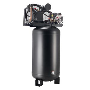 Compressori d'aria industriali a lubrificazione a olio per impieghi gravosi da 5HP, 10 SCFM, 90PSI fino a 175PSI, con serbatoio da 80 galloni - Product Image 1
