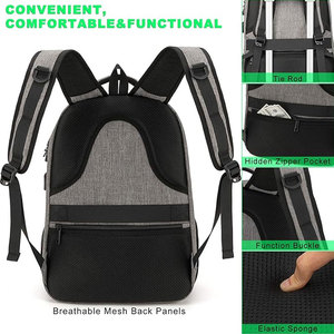 Mochila Escolar Diaria Ligera de Gran Capacidad con Múltiples Bolsillos, Cierre Suave, Logotipo Personalizado de Diseño Nuevo y Calidad Premium - Product Image 3