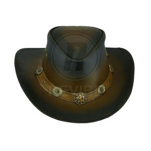 Sombreros de Cuero Fáciles de Usar, Sombreros de Cuero Más Vendidos, Sombreros de Cuero 100% Algodón, Sombreros de Cuero de Gran Venta para Hombre - Product Image 6