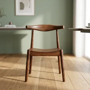 Silla de Comedor de Madera Vintage con Diseño Rústico, Asiento Cómodo para Jardín, Sala de Estar, Dormitorio, Casas de Campo y Hoteles - Product Image 4