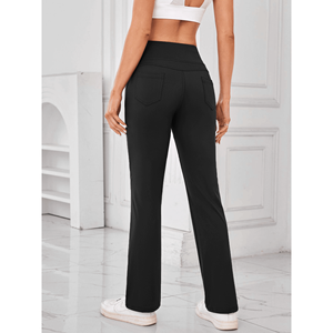 Pantalones de Cintura Alta para Mujer con Bolsillos Prácticos, Pantalones Cómodos - Product Image 3