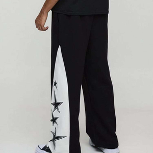 Hot Sale Baggy <b>Trousers</b> Oversized Men Jogger Baggy Straight <b>Trousers</b> <b>Elastic</b> Waist Sun Fade Clothing designed for everyday wear - Product Image 6