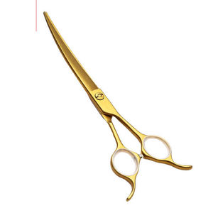 Stainless Steel Custom Curved <b>Scissors</b> Professional Pet Grooming <b>Scissor</b> - Product Image 1