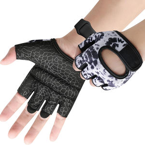 Guantes de Gimnasio Personalizados con Logotipo, Medios Dedos, para Fitness, Culturismo y Levantamiento de Pesas, Talla Personalizada - Product Image 2