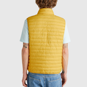 Quilted Woolen Puffer Vest <b>Men</b> Casual Sleeveless <b>Jacket</b> Lightweight Padded Breathable Stand Collar Windproof <b>Warm</b> Outer Wear - Product Image 4