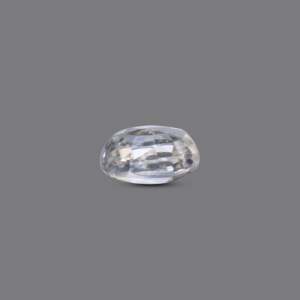 Zircon blanc naturel, pierre précieuse en vrac, 4,25 carats, taille princesse, pour bijoux fins - Product Image 3