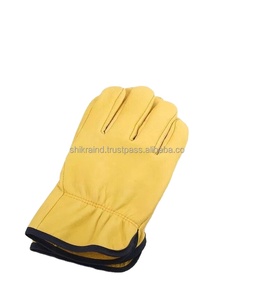 Guantes de Seguridad de Cuero para Electricistas Industriales, Impermeables, Resistentes al Calor, Resistentes al Desgaste, Cortos, para Soldadura, Unisex - Product Image 4