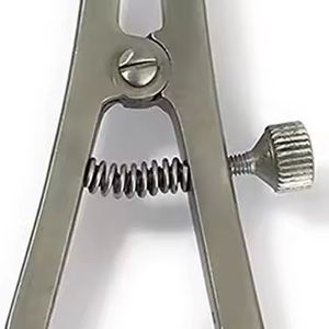 Portaagujas Castroviejo de Acero Inoxidable, Instrumento de Microcirugía, Portaagujas Quirúrgico Oftálmico y Dental, Tipo de Bloqueo - Product Image 1