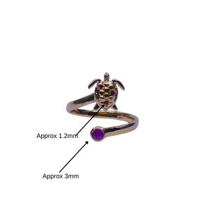 Wedding Wear 925 Sterling Silver Gold Plated Jewelry Ruby Gemstone Women Wear Classic <b>Couple</b> <b>Ring</b> - Product Image 5