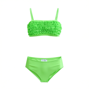 Traje de baño de una pieza HDJ de talla grande, ropa de playa conservadora con control de abdomen, traje de baño sexy tipo monokini qj10159 - Product Image 2
