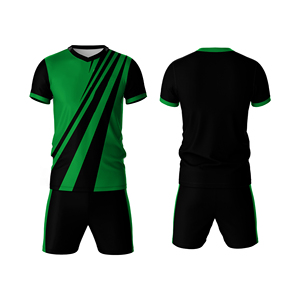 Conjunto de Jersey de Rugby Sublimado Verde y Negro para Hombre, Cuello en V, Manga Corta, Absorbe la Humedad, Transpirable, Uniforme Deportivo para Todas las Temporadas - Product Image 1