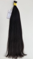 Cheveux vierges vietnamiens de qualité supérieure Nasa Hair 100g en vrac, super double drawn, lisses, couleur noire, vente en gros, emballage personnalisable