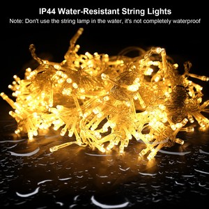 1pc 3m 300LED stringa di luce della tenda 8 modalità di luce a distanza IP44 impermeabile per la festa in giardino per la decorazione del cortile del nuovo anno di Natale - Product Image 5