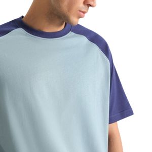 T-shirt Raglan Color Block Personnalisé en Gros, Coupe Ample, Tissu Éponge, Manches Courtes Décontractées pour Hommes, Design Personnalisé, En Stock - Product Image 4