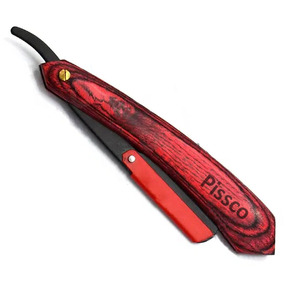 Navaja de Afeitar Recta para Hombre, Cuchilla de Barbero para Barba con Hoja Intercambiable - Product Image 3