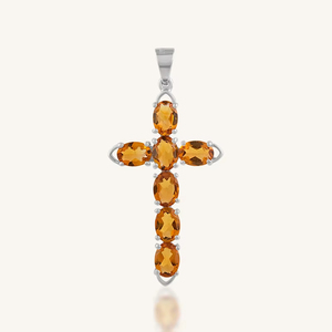 Colgante de Granate en Plata de Ley 92.5 KLSP-50455 - Product Image 5