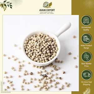 Distributeur en gros vendant des épices et herbes simples de qualité supérieure fabriquées en Inde, granulés de poivre blanc séché brut traité par procédé AD, en vente. - Product Image 2