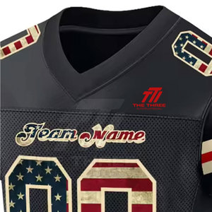 Camiseta de Fútbol Americano de Primera Calidad, Diseño Estampado, 100% Poliéster, Ofrece Máxima Comodidad y Flexibilidad para Unisex - Product Image 6