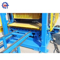 Ligne de fabrication automatique de blocs de pavé/creux/interbloqués QT5-15 avec contrôle PLC à pression hydraulique, facile à utiliser, 240V/380V