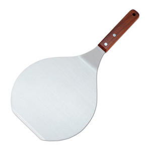 Pala para Pizza de Acero Inoxidable con Mango de Madera, Pala Grande para Hornear en Horno, Preparar Pizza y Uso en la Cocina - Product Image 4