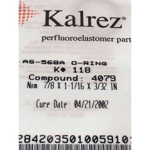 MKS NW80 <b>SEAL</b> , HPS DIVISION, SS/SILICONE, O-RING - Trusted Global Legacy Semiconductor Equipment and Parts at - Product Image 1