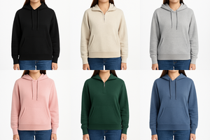 Sudadera con Capucha Gris para Mujer, Manga Larga, Color Sólido, Informal, Transpirable, Mezcla de Algodón Tejido, Ropa de Otoño - Product Image 2