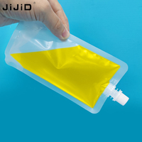JIJID Sachets Transparentes pour Liquides avec Bec Verseur, Poches Compressions en Plastique de 250ml et 100ml pour Eau, Jus, ou Sacs Alimentaires Personnalisés