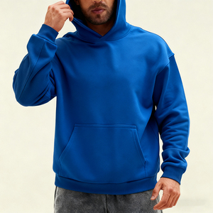 Sweat à capuche streetwear pour homme, impression de logo personnalisé, broderie, polaire polyester, pull respirant, OEM ODM, vente en gros, vêtements d'automne - Product Image 3