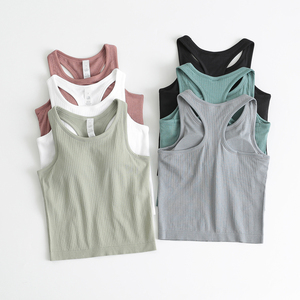 เสื้อกล้ามถักลูกไม้สีพื้นสไตล์วินเทจสำหรับผู้หญิงจาก PHANTOM IMPEX เนื้อผ้าระบายอากาศดี ทรงสปอร์ต คอกลม แขนกุด เหมาะสำหรับโยคะ 81% - Product Image 2