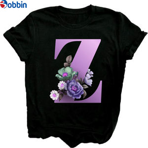 Camiseta de Moda con Estampado de Alfabeto Personalizado para Mujer, Nueva Camiseta de Verano para Parejas, Ropa Transpirable para el Día de San Valentín - Product Image 6