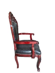 Nouvelle chaise artisanale en bois sculptée à la main, style royal (bois de Sheesham) - Product Image 2