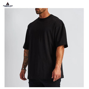 Oversize Men'S Fitness Sport T-Shirt Gym O-Neck Design Plain Sportswear <b>Tshirt</b> Custom Logo Mock Neck <b>Tshirt</b> for Men - Product Image 2