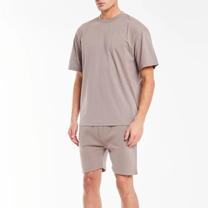 Ensemble décontracté deux pièces pour homme été 2026, 100 % coton, séchage rapide, logo et design personnalisables, fabriqué au Pakistan - Product Image 6