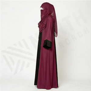 Vestido Maxi Elegante Personalizado para Mujer, Último Diseño de Abaya Kaftan de Dubái para Chicas Árabes, Nueva Ropa Musulmana del Fabricante - Product Image 3