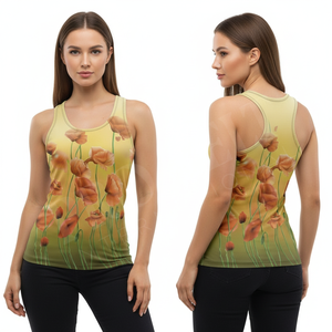 All Season Yoga Summer Clothing Tank Top Sleeveless Lightweight Custom Printed Design Racerback Shirt for Outdoor OEM ODM Tank - Product Image 3