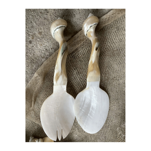 Handcrafted Mother of Pearl Shell Spoon | Natural Elegant Tableware for Caviar, Desserts & Coastal Dining - Product Image 2