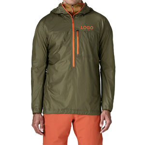 Chaqueta Cortavientos Ultraligera para Hombre, Plegable, con Capucha, de Nailon Ripstop, Resistente al Viento, Personalizable, para Escalada y Actividades al Aire Libre - Product Image 1