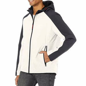 Custom Made <b>Men's</b> Winter <b>Canvas</b> Softshell Streetwear <b>Jacket</b> with Hooded Collar Letter Pattern Multiple Colors - Product Image 6
