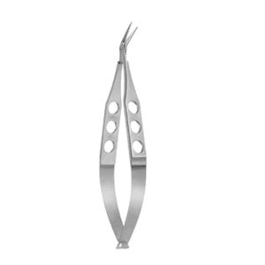 Premium Mini Spring Scissors Stainless Steel Curved Blade <b>Thread</b> <b>Cutter</b> Sharp Precision Kaamir Instruments KI-SS-56 - Product Image 1